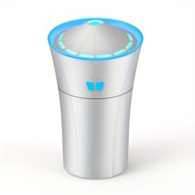Car Humidifier Torch Shape Colorful Sound Pickup Atmosphere Light Air Purification Aromatherapy Humidifier