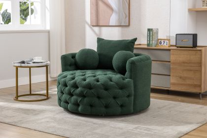COOLMORE Modern swivel accent chair barrel chair for hotel living room / Modern leisure chair