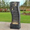 Artistic Outdoor Water Fountain - Elevate Garden with a Sculptural Water Display