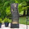 Artistic Outdoor Water Fountain - Elevate Garden with a Sculptural Water Display