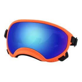 Fashion Personality Dog Skiing Goggles (Option: Orange framed Blue film-M)