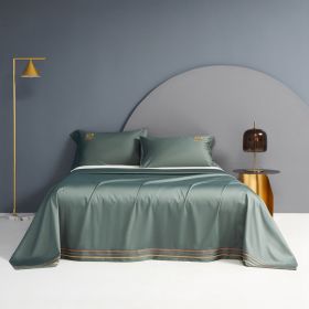 Cotton Single Bed Sheet Pillowcase Three Piece Set (Option: Color10-48x74x2)