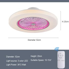 Simple Modern Home Quiet With Electric Fan (Option: Design3-110V-Remote control)