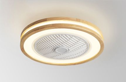 Rotating Air Guide Electric Hanging Fan Lamp (Option: Double circle old style-Us Standard 110V)