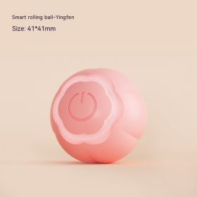 XINGX Rolling Ball Cat Toy Self-Hi Bite-resistant Toys (Option: Smart Rolling Ball Pink-Neutral English Packaging)