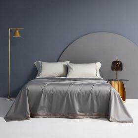 Cotton Single Bed Sheet Pillowcase Three Piece Set (Option: Color14-245x270)