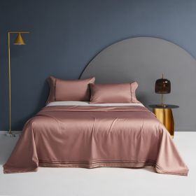Cotton Single Bed Sheet Pillowcase Three Piece Set (Option: Color8-48x74x2)
