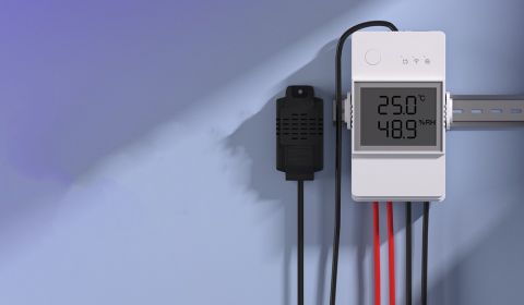 Wifi Intelligent Temperature And Humidity Switch To Control The Constant Temperature And Humidity Meter (Option: AM2301)