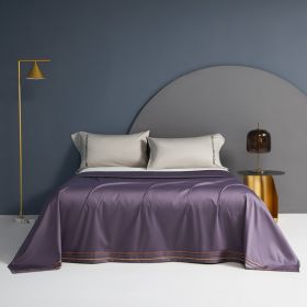 Cotton Single Bed Sheet Pillowcase Three Piece Set (Option: Color5-48x74x2)