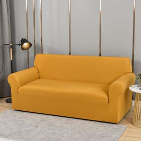 Sofa Cover All-inclusive Non-slip Sofa Slipcover Fabric Craft General (Option: Khaki-Three)